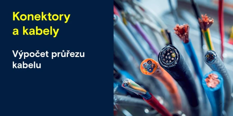 Průřez kabely s viditelnými vodiči a barevnou izolací