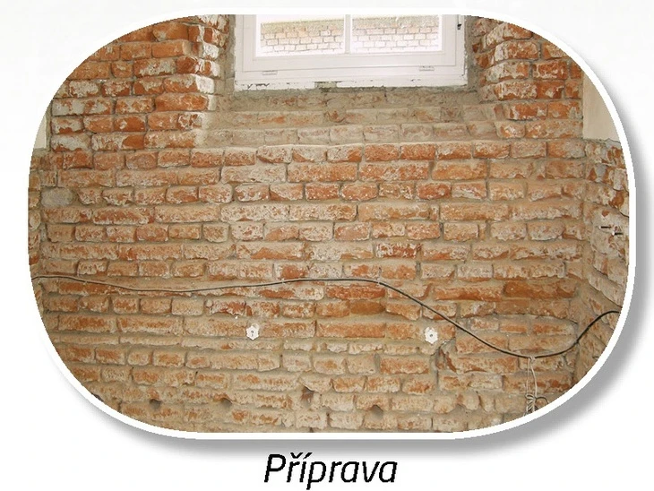 Příprava zdiva před nanášením sanační omítky