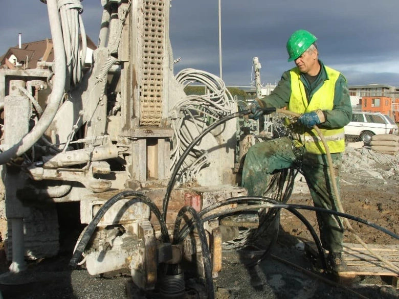Drilling rig worker